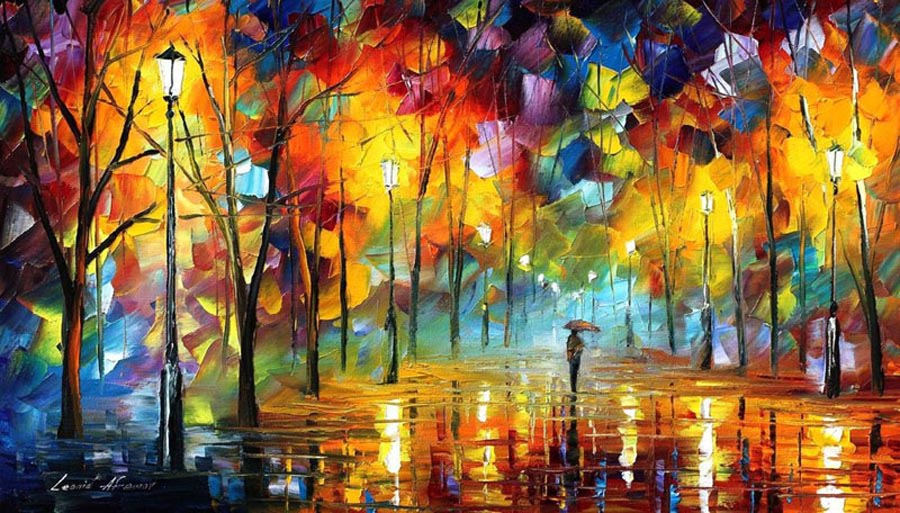 leonid Afremov Night Feeling